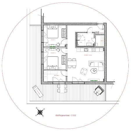 Penthouse Zweite Heimat - Mit Sauna, Dachterrasse Und Ab April Eigener Wallbox, Im Herz Von * Kellenhusen